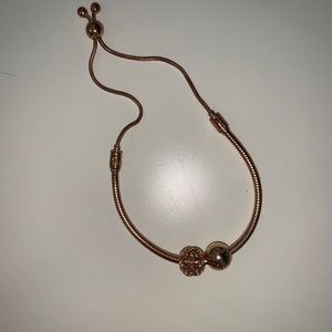 Gold pandora bracelet